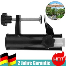 Sonnenschirmhalter Für Balkon Geländer Halterung Sonnenschirm Ständer Schwarz DE