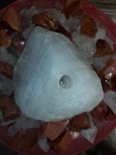 Edelsteinzimmerbrunnen "Feuer+Eis"  Bergkristall und Goldfluss