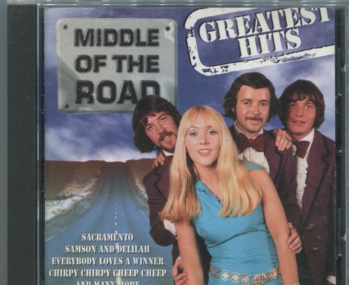 Middle the road - of,