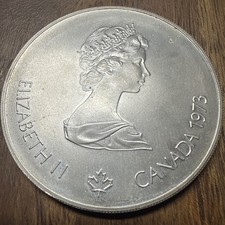 Elisabeth II Canada 1973 5 Dollars Olympiade XXI Olympiad Montreal 1976