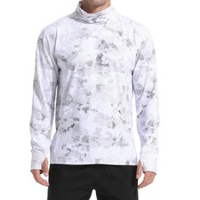 Herren Sonnenschutz Hoodie Shirt Angelshirt Sonnenschutz Kleidung zum Angeln