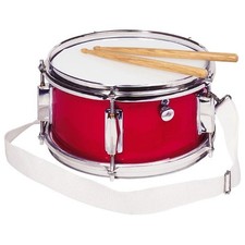 Spielmannszugtrommel Snare Trommel Musikinstrument Rot Kinder Marschtrommel NEU