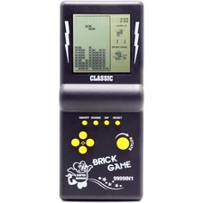 Spielkonsole Retro Ziegelstein, 23 Spiele, LCD, Batteriebetrieb, nostalgisch