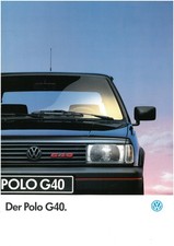 Prospekt VW Polo G40 ( Polo