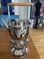 Verchromter Zinn Teekessel mit