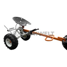 Anhängesitz Anhängersitz Sitzkarre mit Bremsen Traktor Einachser Motorhacke