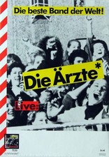 ÄRZTE, DIE - AERZTE - 1988 - In Concert - Beste Band der Welt Tour - Poster