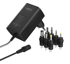 ANSMANN APS 600 Netzteil 12V - Netzstecker bis max. 600mA (7 universal Adapter)