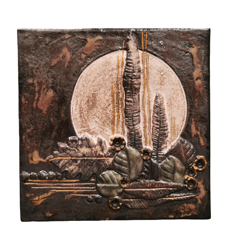 Ruscha art vintage wandkeramik - ruscha,