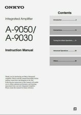 Onkyo A-9030/A-9050 -
