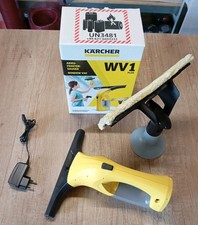 Kärcher Fenstersauger WV 1, Akku-Fensterreiniger, 10W, Gelb