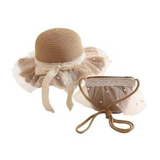 ECARLA Strohhut und Tasche