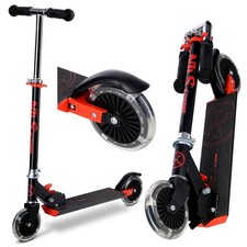 Kinderroller Scooter Cityroller LED Roller Erwachsene Kickrolle Tretroller