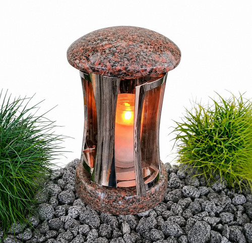 Edelstahl granit grablaterne - edelstahl,