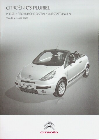 300975 citroen pluriel - citroen, c3