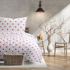 Trautesheim® Bettwäsche-Set Herz Herzchen-Bettwäsche in 135x200 und 80x80