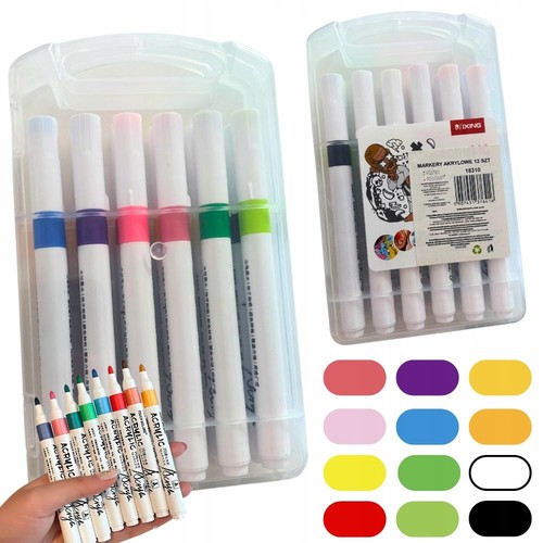 Acrylmarker acrylstifte set - acrylstifte, 12