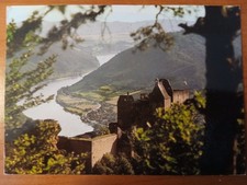Postkarte 2721 gelaufen, Burgruine Aggstein, Wachau, Ansichtskarte, Sammlung