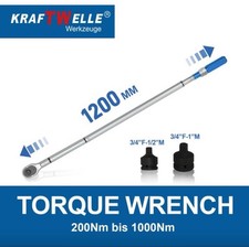 Drehmomentschlüssel Umschaltbar 3/4"LkW 200-1000Nm 20mm Außenvierkant