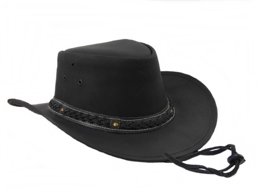 Lederhut westernhut cowboyhut - lederhut,