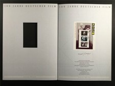 GERMAN POST ART-EDITION 1995/29 BLOCK 33 GERMAN MOVIE FILM METROPOLIS 