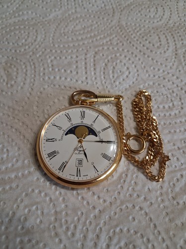 Taschenuhr mit mondphase und - mit,