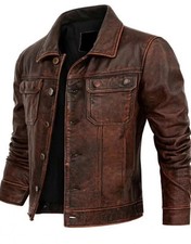 Neu Herren Biker Cafe Racer
