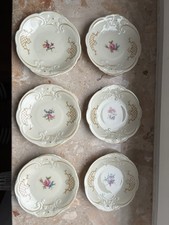 Zierteller Porzellan - Bavaria Bareuther - Sammelteller - 6 Stück  