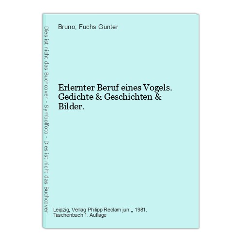 Erlernter beruf eines - beruf,