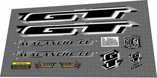 1998 avalanche black decal - avalanche,