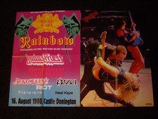 Monsters of Rock 1980 / Judas Priest / Airbourne  Black Sabbath Rock Hard Poster
