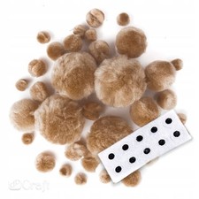 Bastelset Tiere Braun, 45