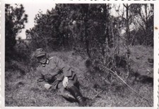 Foto - Soldat mit Feldmütze -