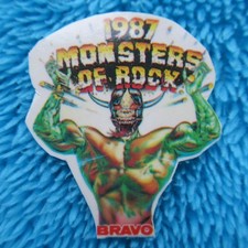 Monsters of Rock 1987 STICKER Aufkleber Klebebild BRAVO Heavy Metal Hard Rock