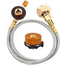 Universal Gaskartusche Adapter Schlauch Set für Camping Grill & Kocher