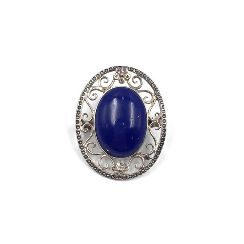 925 silber brosche antik - 925,