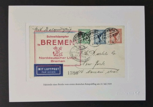 Deutsches reich 1929 luftpost - deutsches,