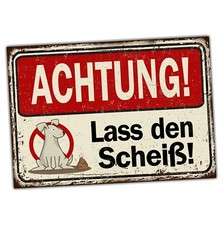 Kein Hundeklo Schild Achtung