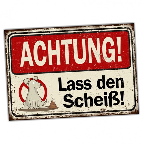 Kein hundeklo schild achtung - hundeklo,