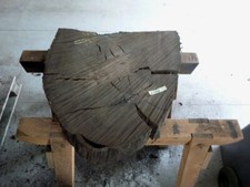 Mooreiche Moorholz Holz 2000 J. Epoxidharz Tische Baumscheibe Waschtisch,56x53x7