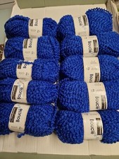 10 X 50 g Boucle  Wolle  In Blau  20% Schurwolle  80% Polyarcyl