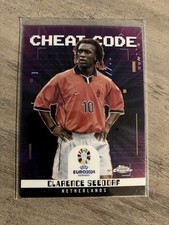 Topps Chrome UEFA Euro 2024 No. CC-13 Clarence Seedorf Cheat Code Netherlands