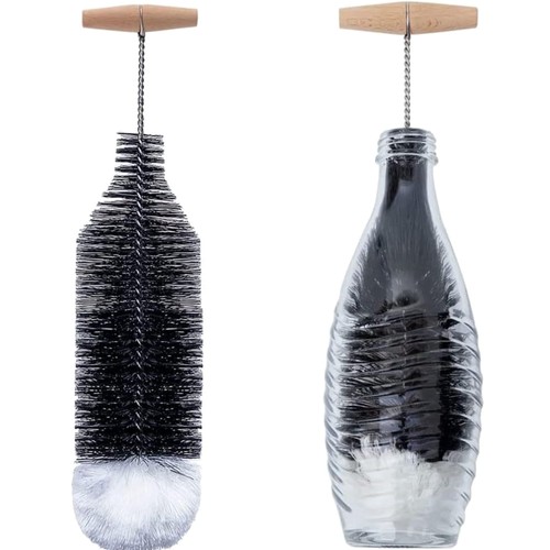 Flaschenbürste glasflasche - flaschenbürste,