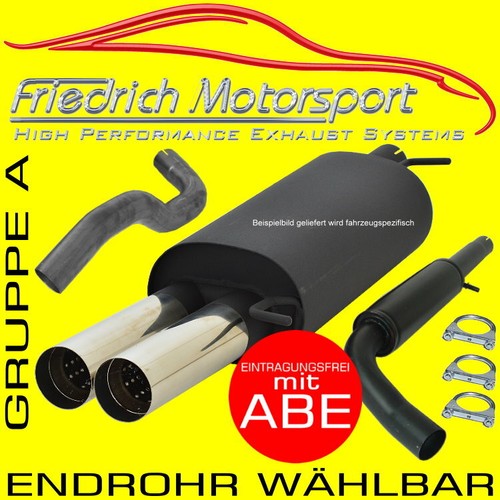 Fms auspuffanlage für polo - auspuffanlage,