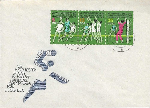 Fdc 1974 handball der - handball,