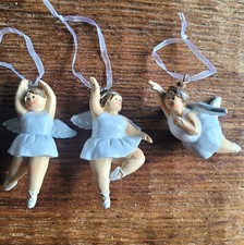 3 x Engel Elfe Figur Ballett