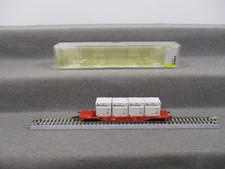Minitrix 15531 Spur N Güterwagen Containertragwagen der DB AG Woodtrainer in OVP