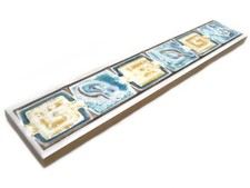 Fliesenbordüren 25x5cm Fliesen Bordüre Bordüren Badbordüre Paola blau gelb bunt