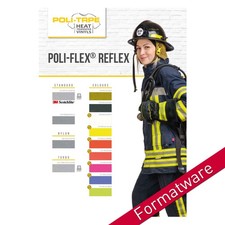 POLI-FLEX REFLEX - Flexfolie / Textiltransferfolie - Formatware - 30cm x 20cm