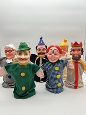 Vintage handpuppen set - vintage,
